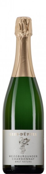 Weißburgunder & Chardonnay brut nature (0,75 Liter), Sekt, Secco und Traubensecco, Weingut Kirchner